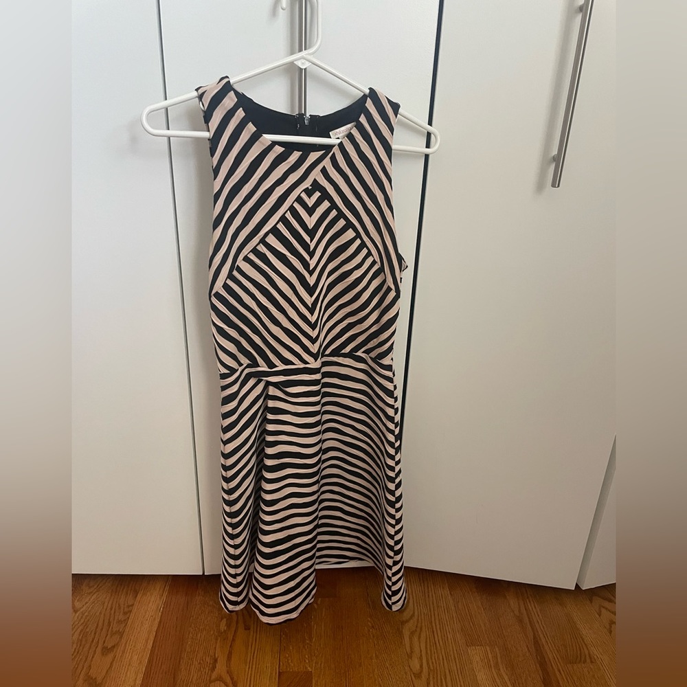 Black and cream dress